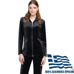 Φόρμα Βελουτέ Χειμωνιάτικη με Φερμουάρ 1481 ΓΙΩΤΑ