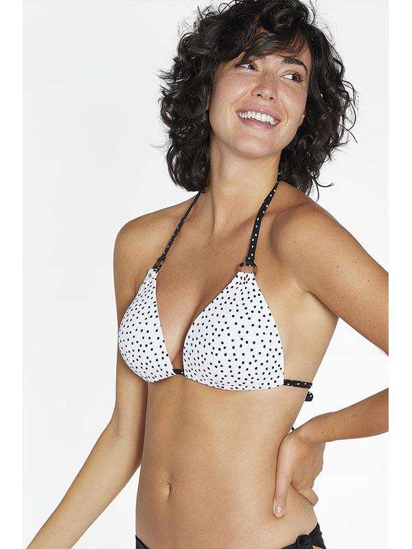 Μαγιό Tops push-up ysabel mora 81484 Λευκό